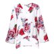 thumbnail image 5 of Camisa floral con cuello en V para mujer Hugo Manga larga, 5 of 10