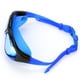 thumbnail image 3 of Gafas de natación antivaho de marco grande para adultos, gafas de natación antivaho para adultos con revestimiento de silicona de color, 3 of 6