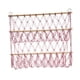 thumbnail image 5 of Hamaca tejida a mano de macramé con borlas para guardar peluches rosa, 5 of 9
