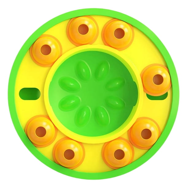 Comida para perros, rompecabezas, alimentador de juguete, juego interactivo, verde Yuyangstore alimentador de juegos de entrenamiento