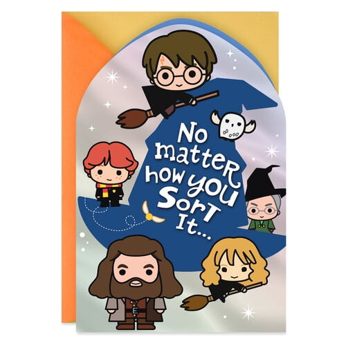 Harry Potter Amazing Kid Sorting Hat Birthday Card