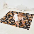 thumbnail image 2 of Halloween Pumpkin Doodle Pattern Blanket,Comfortable Soft Flannel Throw Blanket,All Season,Warm Lightweight Blankets for Sofa Bed Couch Living Room Chair,30"x40", 2 of 4