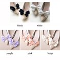 thumbnail image 2 of 2 Pcs DIY Crafts Charms Elegant Pearl Shoe Clips Shoe Decoration Shoes Buckle Bowknot PINK, 2 of 8