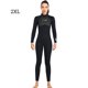 thumbnail image 2 of Greeniant Traje de buceo de 3mm, Material de nailon, buena elasticidad, traje de baño de una pieza de estilo de manga larga, traje de neopreno con ribete Deportes acuáticos Mujer Negro XXL Greeniant OD020682-12, 2 of 6