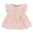thumbnail image 4 of 2-Piece Baby Girls Blush Dress and Diaper Cover, 4 of 6