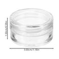 thumbnail image 2 of HINTRMENT 4Pcs Swabs with 20Pcs Mini Screw Thread Travel Containers 1.18x1.18x0.59in No Odor for Cosmetics Jars, 2 of 8