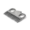 thumbnail image 4 of 2PCS Horse Mane and Tail Brush Livestock Horse Hair Metal Comb Metal Comb Polishing Technology Cleaning Opening Knot, 4 of 5