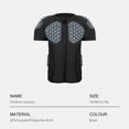thumbnail image 5 of Kid's Padded Shirts Short Sleeve Compression Protective T Shirt Youth Protective Gear Football MMA Baseball Hockey, 5 of 12