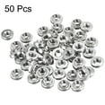 thumbnail image 3 of Unique Bargains Self -Clinching Nuts,#6-32x0.1-Inch Stainless Steel Rivet Nut Round Head Steel Metal Sheet Mounting Fastener 50pcs, 3 of 5