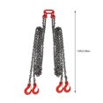 thumbnail image 2 of 5/16" Chain Sling 4Legs with Sling Hooks G80 Lifting Chain Sling 13FT Lift Chain, 2 of 15