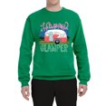 thumbnail image 3 of Happy Glamper | Fancy Camping Camper Van Caravan | Nature Lover Unisex Crewneck Sweatshirt, Kelly, L, 3 of 5