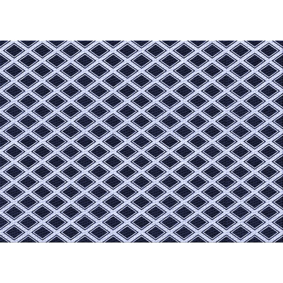 Ahgly Company Indoor Rectangle Patterned Night Blue Area Rugs, 7' x 9'