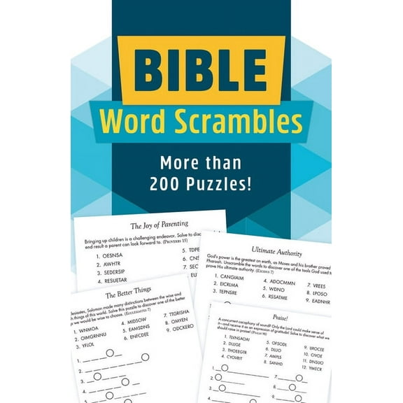 Bible Word Scrambles