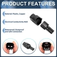 thumbnail image 4 of Conector a prueba de agua de inyector de combustible de 2 pines Unique Bargains, conector de terminal de cable macho hembra para Nissan, 1 juego, 4 of 6
