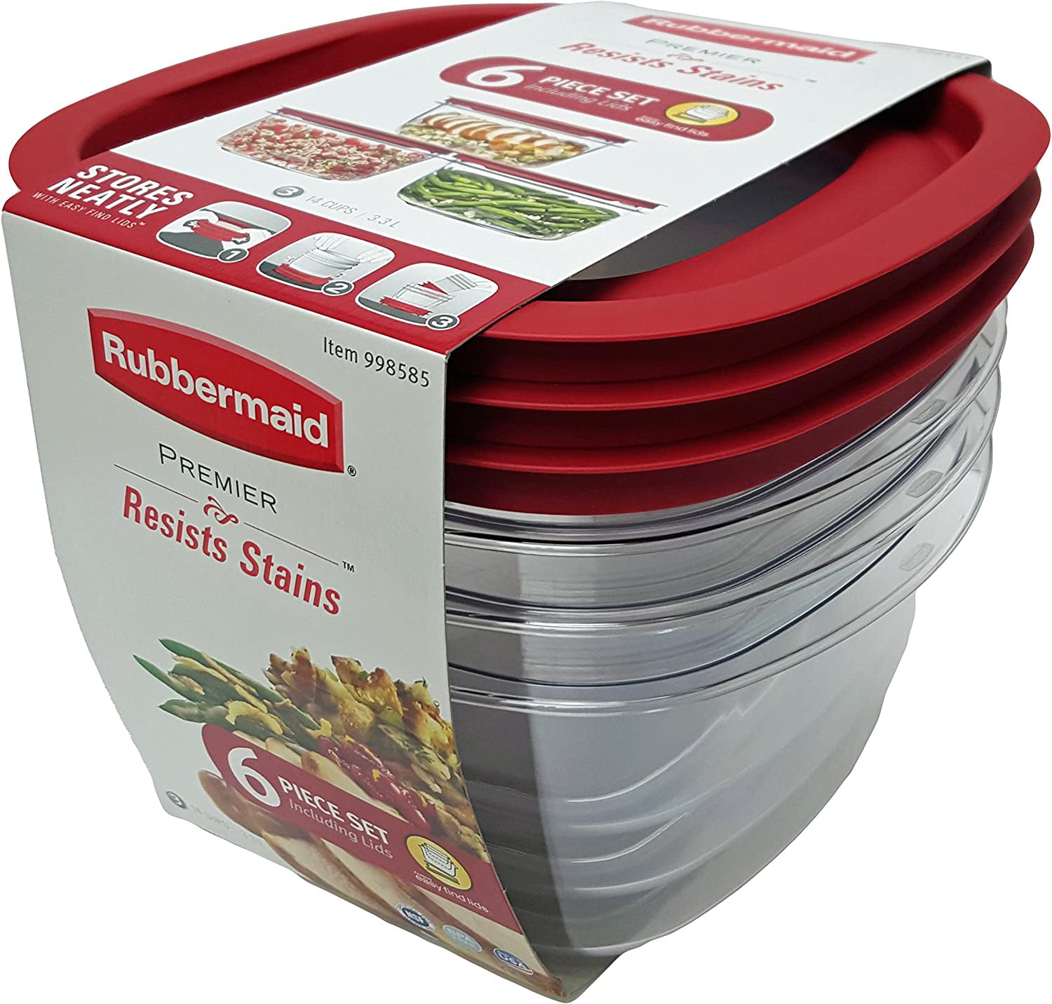Premier Stain Shield Food Storage Container, 9-Cup - Staples, MN - Staples  True Value