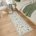 thumbnail image 3 of Moynesa 2'x6' Insect Hallway Runner Rug Washable Kitchen Runner Soft Bug Accent Carpet Runner for ‎Laundry ‎Bathroom Bedroom Entryway Stain Resistant Non Slip, Beige, 3 of 11