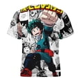 thumbnail image 5 of My Hero Academia Kids Short Sleeve Tee Shirt Novelty Crewneck T-Shirts Unisex Summer Blouse Tops for Boys Girls 100CM, 5 of 8