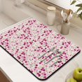 thumbnail image 3 of 2 Pack Washable Rubber Leaves Multicolored Flower Dish Drying Mats for Kitchen Counter Home Large Coffee Bar Pad Accessories and Decor for Utensils Stemware (2pcs 18''x24''+19.5''x12''), 3 of 6