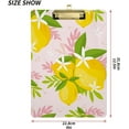 thumbnail image 3 of FMSHPON Lemons Clipboard Hardboard Wood Nursing Clip Board and Pull for Standard A4 Letter 13x9 inches, 3 of 8