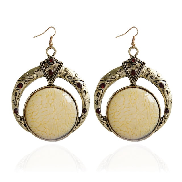 Xihbxyly Pendientes Bohemios, Joyería de Metal de Estilo Étnico, Accesorio de Moda para Uso Diario, Perfectos para Fiestas, Salidas Informales a La Playa, Un Complemento Moderno para Mujer.