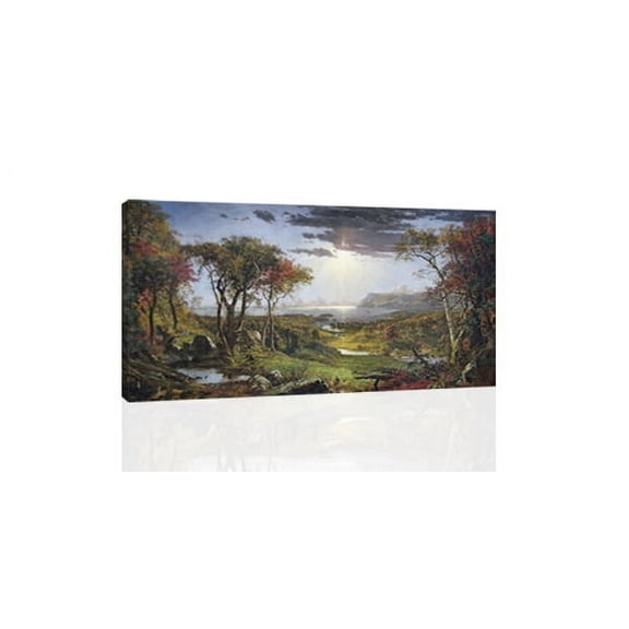 "Autumn On the Hudson River, 1860 Jasper Cropsey CANVAS or PRINT WALL ART"