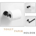 thumbnail image 2 of 9Pcs Black Bathroom Accessories Accessory Bars Set Hand Towel Holders Ring Holder Rails for Bathrooms, 2 of 4
