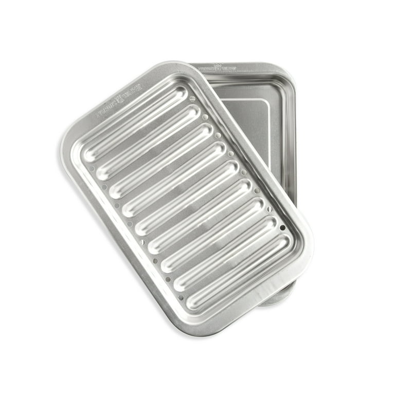 Nordic Ware Naturals 2-Piece Broil and Grill Baking Pan Set photo 1