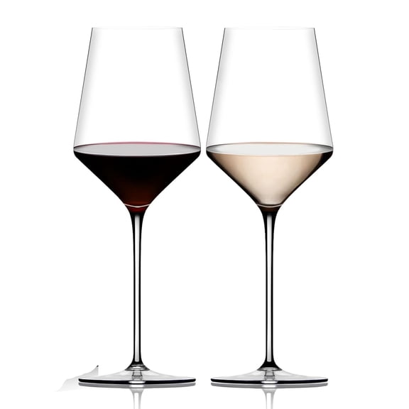 BPPEG Red Wine Glasses Set of 2,Premium Crystal Wine Glasses Hand Blown,15 Oz,Thin Rim,Long Stem,Perfect for Red Or White,Daily Use,Unique Wedding Anniversary Birthday Or Birthday Gift