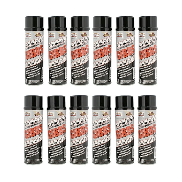 Gibbs Lubricant 12 Pack of 12oz Cans