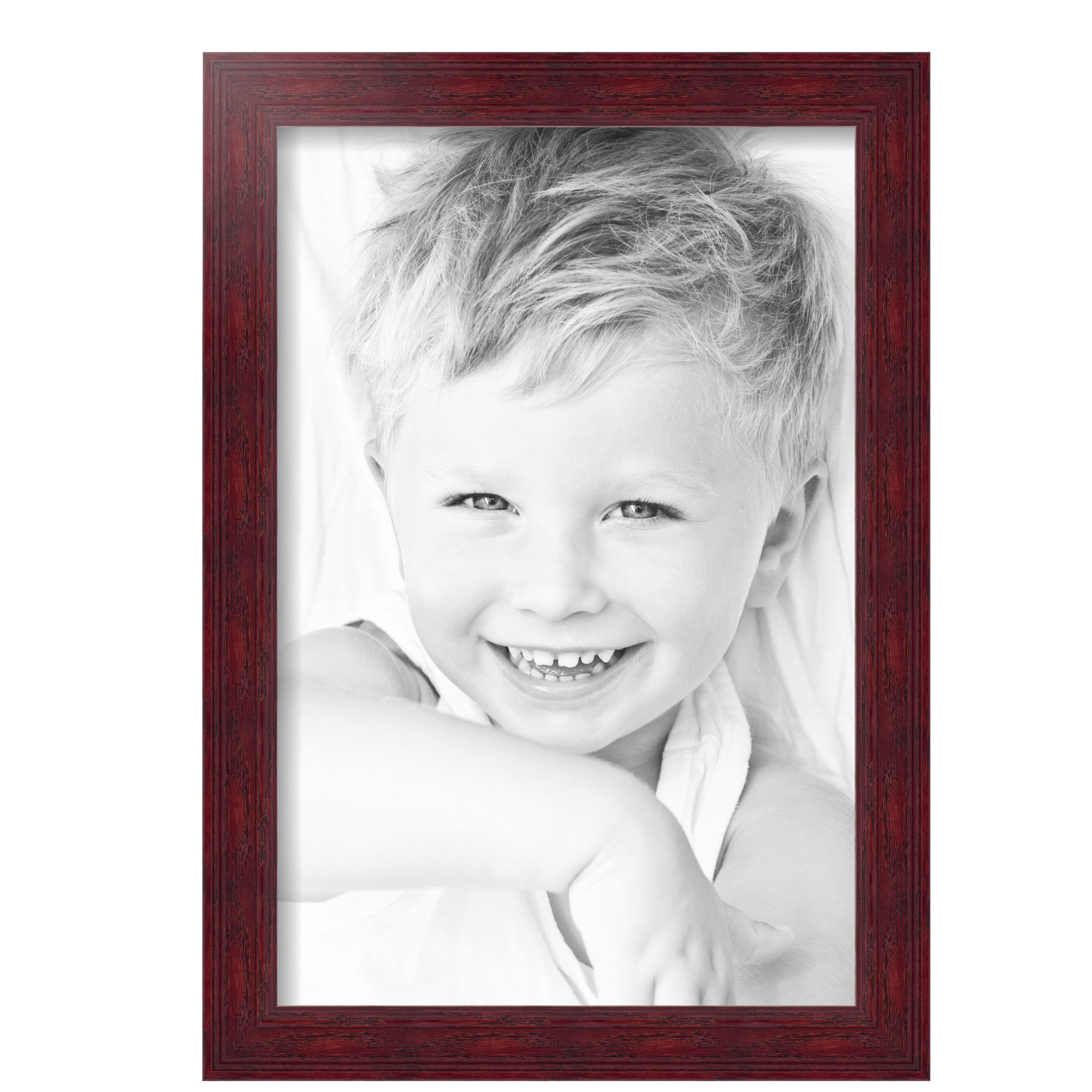 ArtToFrames 12" x 18" Cherry Picture Frame, 12x18 inch Red MDF Poster Frame (WOM-4333), 2 Pack