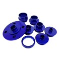 thumbnail image 3 of 10pcs Aluminum Router Guide Bushing Set,router Template Kit With And Lock Nuts, Fits For 1-3/16in Or 1-1/4in Base Plate, 3 of 5