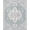 thumbnail image 2 of Safavieh Heritage Trafford Floral Wool Area Rug, Blue/Ivory, 8' x 10', 2 of 8
