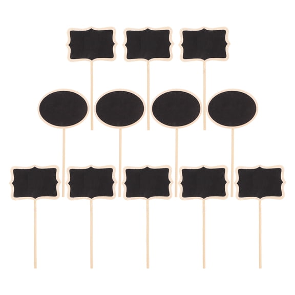 20pcs Wood Plant Label Garden Sign for Potted Plants Chalkboard Gardening Plant Tag Chalkboard Stake