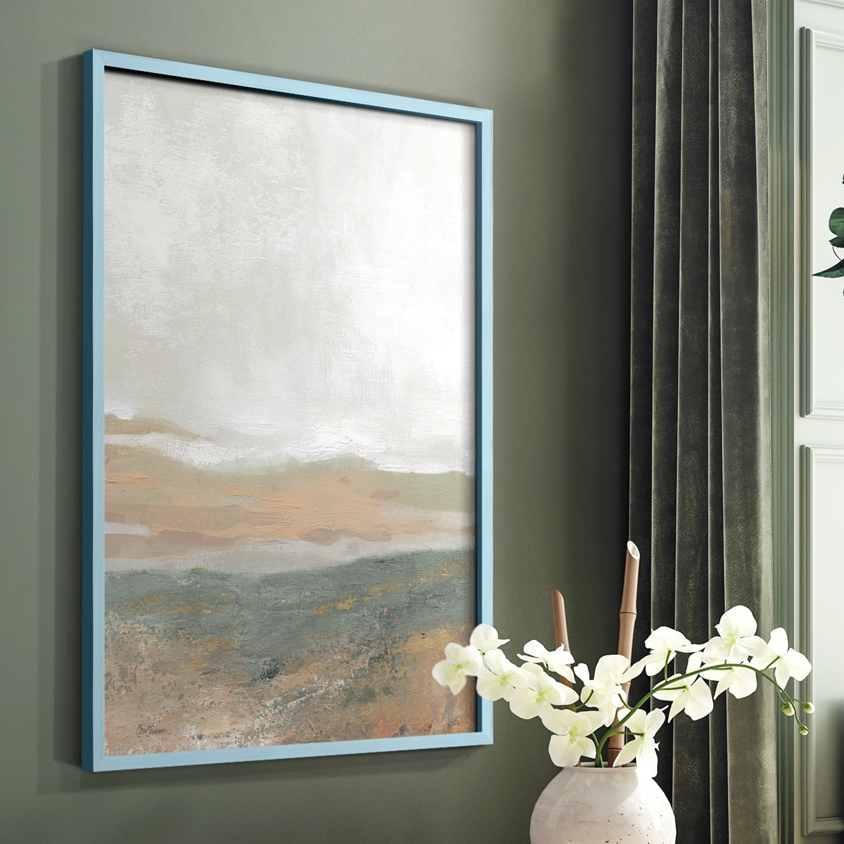 Earthy Textures in Paper Solid Wood 8 x 10 Framed Print