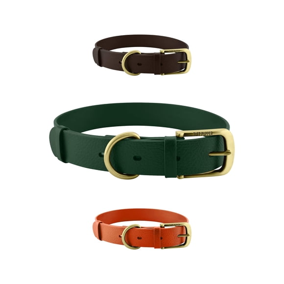 Tuff Pupper Classic Heavy Duty Dog Collar | 10x Stronger Than Leather | 100% Waterproof & Odor Proof Dog Collar | Tough Rust-Proof All Metal Hardware