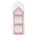 thumbnail image 6 of 3 Tier Rotating Castle Bookshelf,360° Spinning Creative Castle Bookcase,Floor Standing Book Storage Organizer for Children's Room (Pink), 6 of 10
