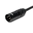 thumbnail image 5 of LyxPro Quad Series 15 feet XLR Cable, 4-Conductor, Male to Female Cord, Black, 5 of 7