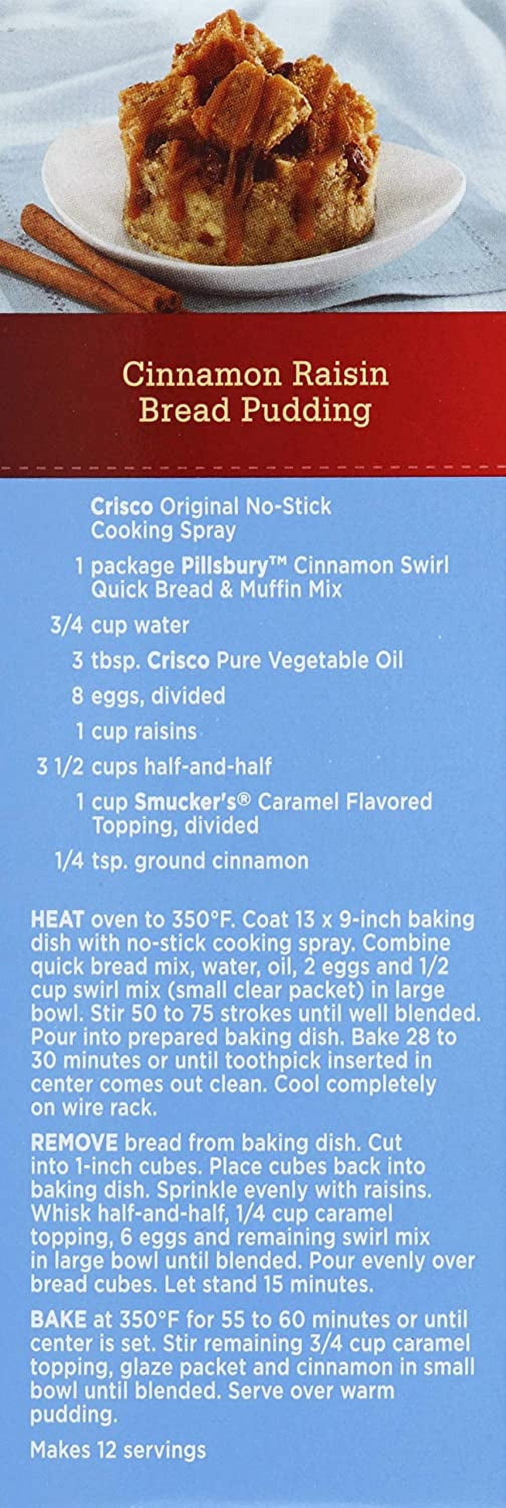 (3 pack) Pillsbury Quick Bread Cinnamon Swirl Bread and Muffin Baking Mix 17.4 OZ Box
