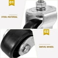 thumbnail image 4 of WEAVILUX Durable Steel Caster Wheels, 2 Ton, for Hydraulic Jacks, Easy to Install, Multi-Color, Reliable, 4 of 6