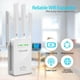 thumbnail image 3 of Repetidor extensor de rango WiFi, PIX-LINK amplificador de señal inalámbrico repetidor WiFi de 2,4 GHz y 300 Mbps, amplificador de señal extensor WiFi de cobertura completa de 360 grados, 3 of 5
