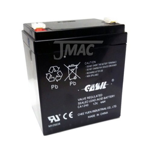 FPC5189 Pack of 2 Casil Genuine CA1240 12V 4Ah SLA Alarm Battery