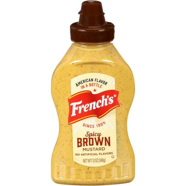 French's Spicy Brown Deli Mustard, 12 oz