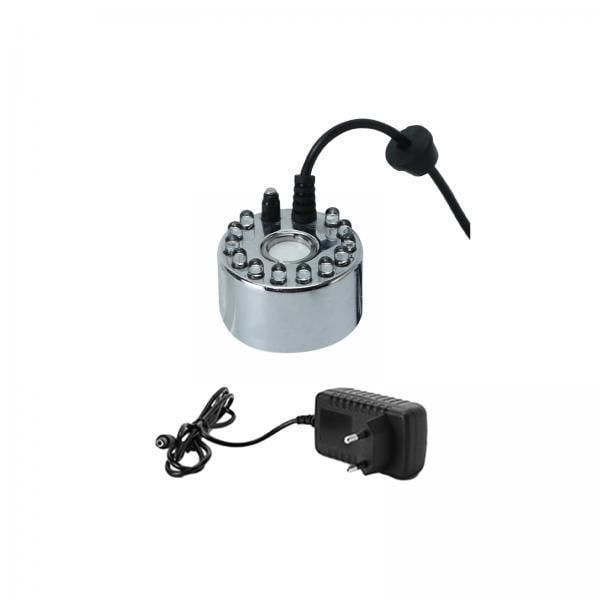 Máquina de Niebla Atomizador Humidificador de Aire 2xPond 12 LED EU 220V