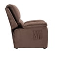 thumbnail image 4 of Reclinable Boston, Atlas del Descanso herraje de impulso 2 posiciones color Chocolate, 4 of 11