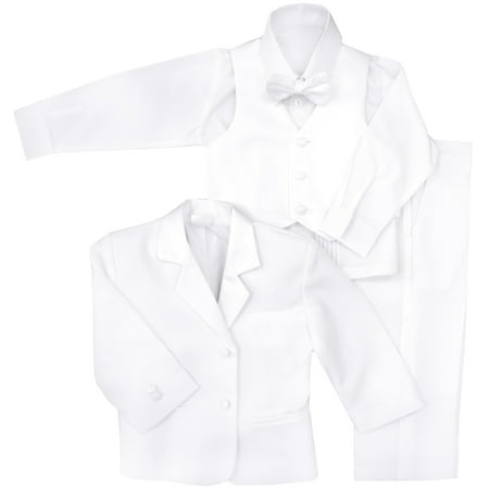 Toddler and Infants Boys White Tuxedo with No Tail