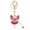 Butterfly -Pink, variant on Butterfly Ballet Dancer Keychain, Rhinestone Fairy Key Ring with Moving Legs, 12cm Bag Charm
