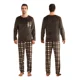 thumbnail image 1 of Pijamas Y Pantalones De Franela De Otoño Para Hombres, 1 of 3