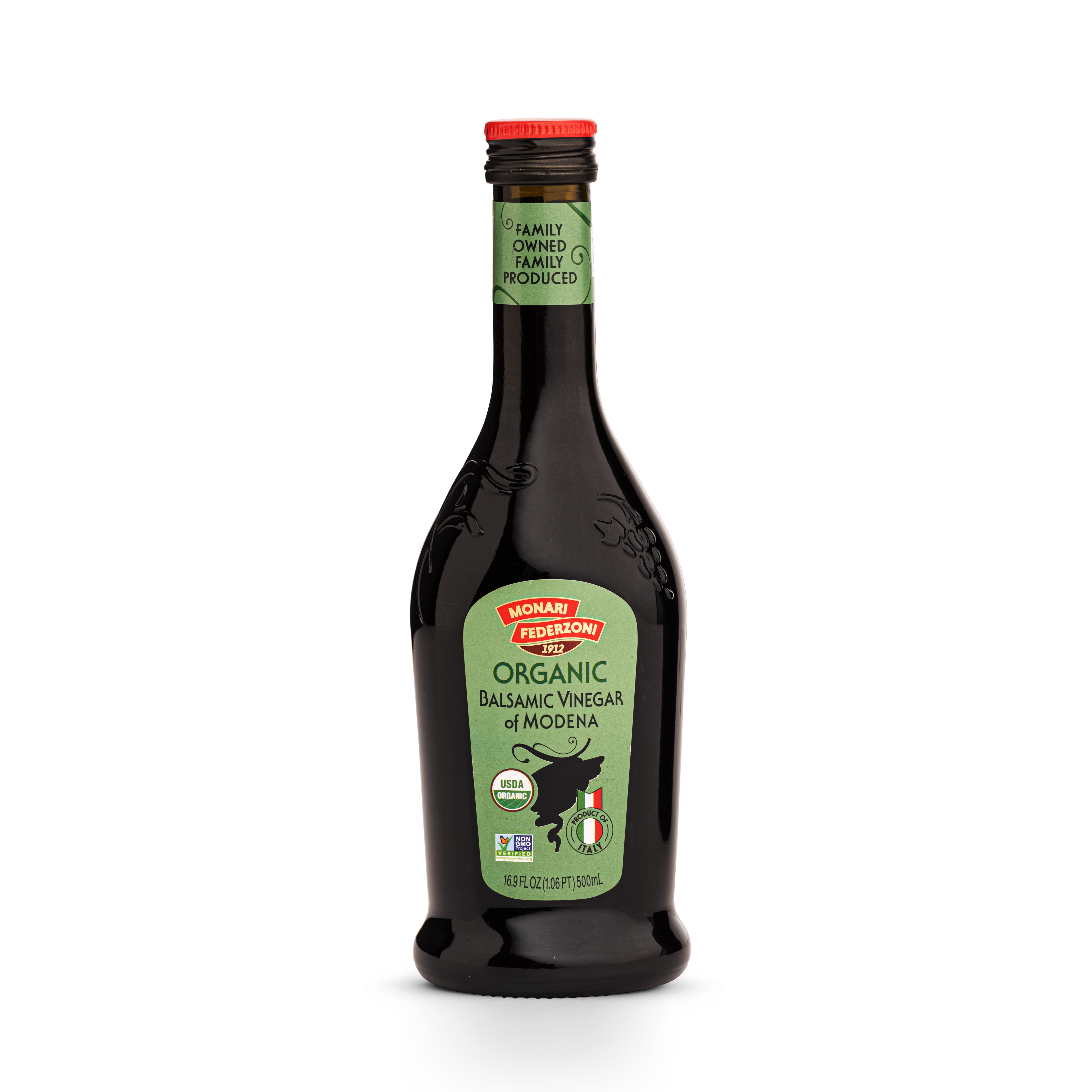 (4 pack) Monari Federzoni Balsamic Vinegar Of Modena Organic, 17 Fl Oz.