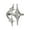Silver, variant on Fashionable Cosmiced Theme Sturdy Alloy Finger Rings Elegant Jewelry Statement Pieces for Memorable Occasions Wear