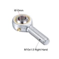 thumbnail image 3 of Unique Bargains POS10 Roulement d'Extrémité de Tige Sphérique Alésage 10 mm Roulement d'Articulation Auto-Lubrifié M10x1.5 Filetage Mâle Main Droite, 3 of 6